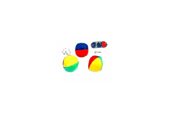 Jeux classiques Mondo Set de jongleur 3 balles colorées