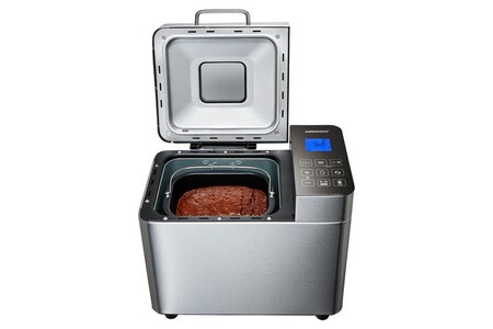 Machine à pain Medion Machine à pain - md 10241 - 20 programmes de cuisson - 600 w - capacité 1.000 g - 3 niveaux de brunissage - argent