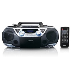 Radio Roadstar Radio Portable DAB / DAB+ / FM, Lecteur CD-MP3, Cassette, USB, Télécommande,, RCR
