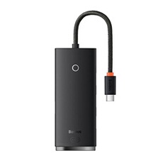 baseus adapter hub usb sur 4xusb3.0 1 metr (wkqx030101) noir