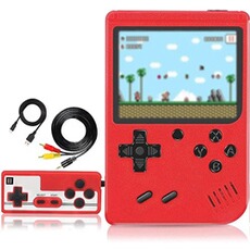 Console rétrogaming GENERIQUE Console de jeux Deux Joueurs Wafenso, Gamepads, Rechargeables(11.5*7.5*2cm) -Rouge