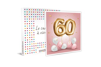 Coffret cadeau Smartbox Smartbox - coffret cadeau - joyeux anniversaire ! Pour femme 60 ans - 1 séjour ou 1 activité pour 1 ou 2 personnes