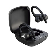 Sport Buds 2 - Ecouteurs sans fil avec micro - intra-auriculaire - montage sur l'oreille - Bluetooth - noir