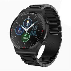 Montre connectée Rumocovo Montre connectée pour hommes, bracelet en acier, appels Bluetooth, Mode multifonction, fréquence cardiaque, pression artérielle, étanche - G634