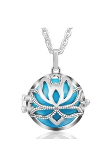 bijou generique bola de grossesse fleur de lotus avec boule bleue