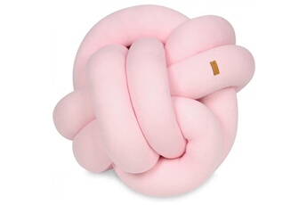 Coussin d'allaitement Velinda Coussin oreiller décoratif tressé rose clair