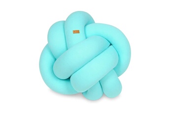 Coussin d'allaitement Velinda Coussin oreiller décoratif tresse turquoise