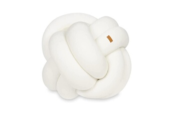 Coussin d'allaitement Velinda Coussin oreiller décoratif tresse crème