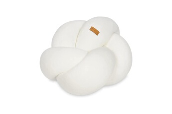 Coussin d'allaitement Velinda Coussin oreiller décoratif tresse crème