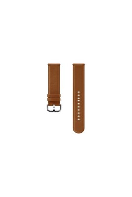 Accessoires bracelet et montre connectée Samsung Leather Strap ET-SLR82 - Bracelet de montre pour montre intelligente - blanc - pour Galaxy Watch Active 2