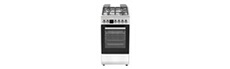 CECG60FCS1 - Cuisinière - pose libre - largeur : 59.8 cm - profondeur : 61 cm - hauteur : 83 cm - avec système auto-nettoyant - classe A - argent