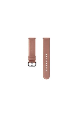 Accessoires bracelet et montre connectée Samsung Leather Strap ET-SLR82 - Bracelet de montre pour montre intelligente - rose doré - pour Galaxy Watch Active 2