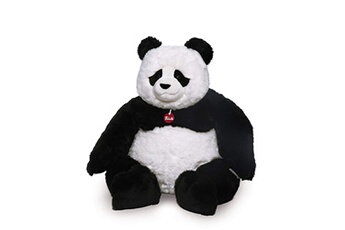 Doudou Trudi Sevi Trudi sevi- peluche panda kevin, 26518, marron, 80 cm