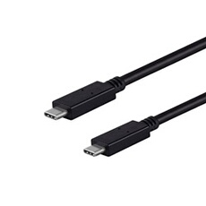 Cable USB C vers USB C 1m pour New MacBook, MacBook Pro, LG X Power 1, Huawei P9, Nokia N1 Tablet, OnePlus 1 et Autres