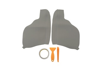 Accessoire siège auto GENERIQUE 1 paire couvercles d'accoudoir de panneau de porte avant intérieurs de voiture pour odyssey 2011-2017 (gris)