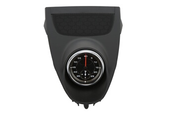 Accessoire siège auto GENERIQUE Couvercle supérieur d'horloge de tableau de bord central noir pour 718 2016-2020 (chronomètre noir)