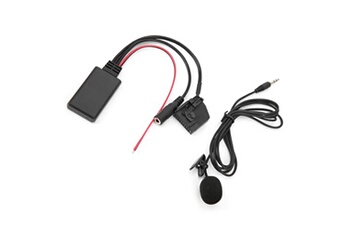 Accessoires pour la voiture GENERIQUE Câble audio aux remplacement bluetooth 5.0 de microphone stéréo de voiture pour siège dc 12v