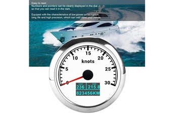 Accessoire siège auto GENERIQUE Tachymètre pointeur jauge de compteur de vitesse gps de voiture 3 en 1 avec écran oled multifonctionnel pour bateaux