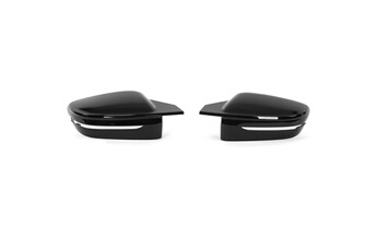 Accessoire siège auto GENERIQUE Boîtier de rétroviseur lhd pour g80 m3 style gloss black mirror caps cover pour 3 4 5 series g20 g22 g30 g11