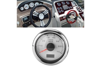 Accessoire siège auto GENERIQUE Tachymètre rpm tachymètre à pointeur 52mm/2.1in ip67 étanche universel pour voiture camion bateau 9-30vdc