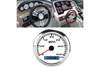 Accessoire siège auto GENERIQUE Compteur de vitesse de pointeur gps 120 mph ip67 étanche universel pour bateau