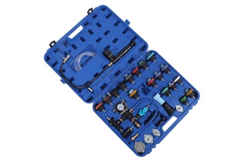 Accessoire siège auto GENERIQUE Lan kit d'outils de test de pression de radiateur kit de testeur de pression de radiateur 33 pièces ensemble de détecteur de