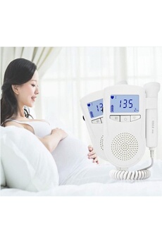 Ecoute bébé GENERIQUE Doppler fotal portable de poche avec haut-parleur intégré trois modes de fonctionnement