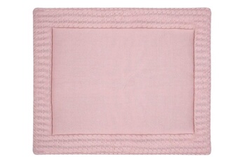 Tapis pour enfant Kindsgut Tapis de parc pour bébé tapis de jeu en coton rose