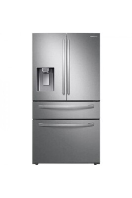 Refrigerateur americain Samsung Refrigerateur Americain - Frigo- RF24R7201SR - Multiporte - 510 L (348L + 123L + 39L) - Froid ventilé plus - L90,8cm x H177,7 cm - Inox Samsung vert