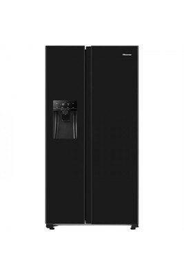 Refrigerateur americain Hisense Refrigerateur Americain Frigo RS650N4AB1 2 portes 499L 334L 165L L91cm H179c