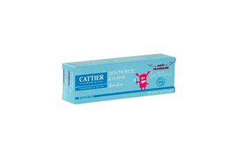 Produit d'hygiène bébé Cattier Cattier dentifrice soins enfant2/6 ans framboise 50ml