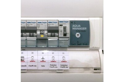 Thermostat et programmateur de chauffage Noirot Aqua manager - pilotage à distance de l'eau chaude - muller intuitiv - nen9501aa