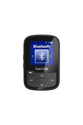 Lecteur audio vidéo MP3-MP4 Sandisk Clip Sport Plus - Lecteur numérique - 32 Go - noir