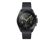 Montre Connectée Samsung Galaxy Watch 3 - Titanium - 45 Mm - Gris Titane - Montre Intelligente Avec Bracelet De Lien - Affichage 1.4" - 8 Go - Wi-Fi, Nfc, Bluetooth - 43 G