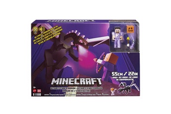 Figurines personnages Minecraft Coffret figurine minecraft dragon ultime ender 50 cm