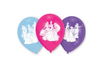 Tente et tipi enfant Javoli Lot de 6 ballons disney princesses - fête d'anniversaire - 23 cm