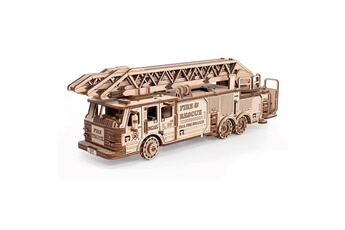 Puzzle Eco Wood Art Maquette 3d en bois - camion de pompier 37,8 cm