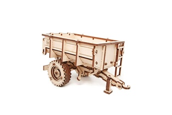 Puzzle Eco Wood Art Maquette 3d en bois - remorque de tracteur 20 cm