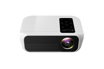 Vidéoprojecteur Wewoo Vidéoprojecteur led mini-projecteur à de bureau full hd portable t8 1920x1080 avec télécommandehaut-parleur intégréprise en charge usb / hdmi / av / i