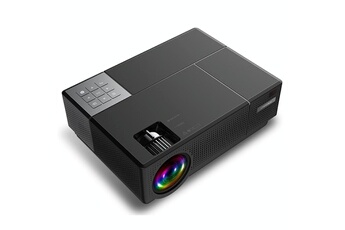 Vidéoprojecteur Wewoo Vidéoprojecteur led projecteur intelligent full hd 1920 x 1080p de 4000 lumensprise en charge hdmi x 2 / usb x 2 / vga / av noir