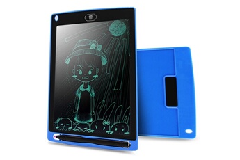 Wewoo Tablette graphique bleu portable 8.5 pouce lcd écriture dessin graffiti électronique pad message conseil papier brouillon avec stylo, ce / fcc rohs