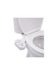 vidaXL Accessoire siège toilette et eau chaude et froide buse unique,blanc photo 1