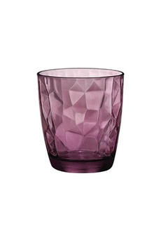 accessoire autour du vin bormioli diamond-violet - verres à eau - 39cl - (set de 6)*