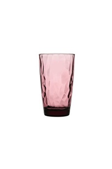 accessoire autour du vin bormioli diamond-rock - verres à eau - violet - 47cl - (set de 6)