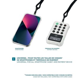 Accessoire pour téléphone mobile Mobilis Tour de Cou Téléphone, Lanière ...
