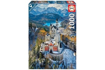 Puzzle Educa Puzzle - 1000 earth from above neuschwanstein