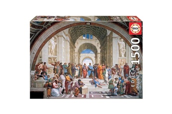 Puzzle Educa Puzzle - 1500 art collection (classe de danse / school of athens)