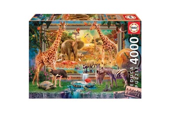 Puzzle Educa Puzzle - 4000 savana coming to life