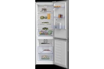 Beko Réfrigérateur 1 porte rcna366k34sn réfrigérateur congélateur bas - 324 l (215+109) froid ventilé neofrost gris acier