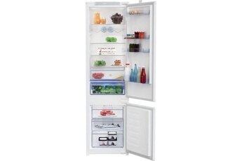 Beko Réfrigérateur 1 porte bcha306e3sn - réfrigérateur combiné encastrable 289l (220+69l) froid ventilé l54x h193,5cm blanc